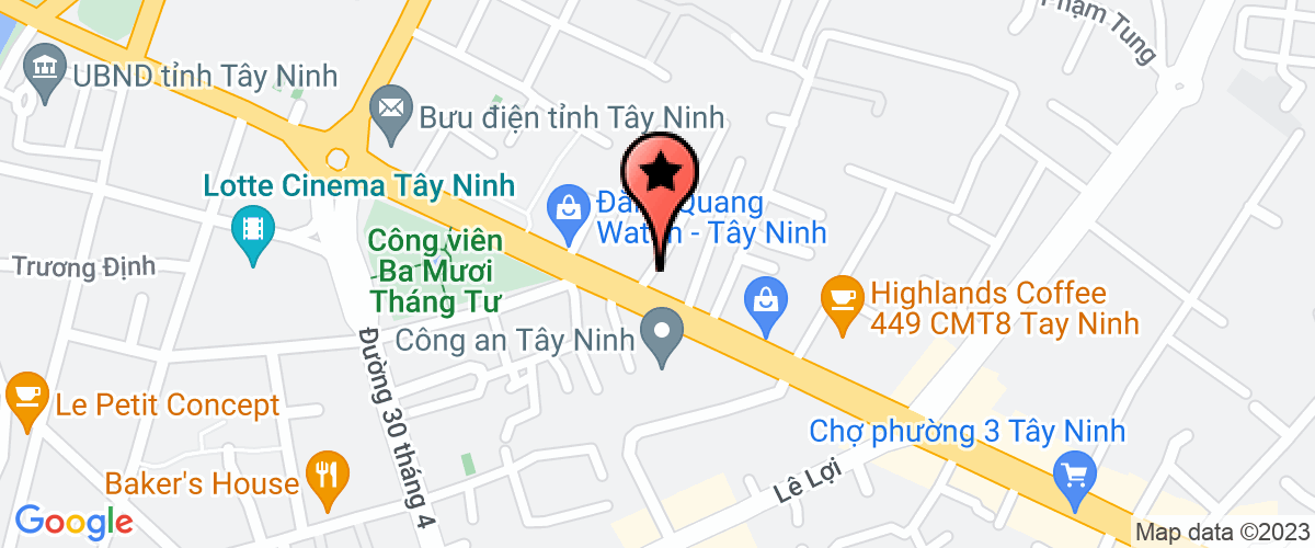 Map to Vuong Minh Insurance Co., Ltd