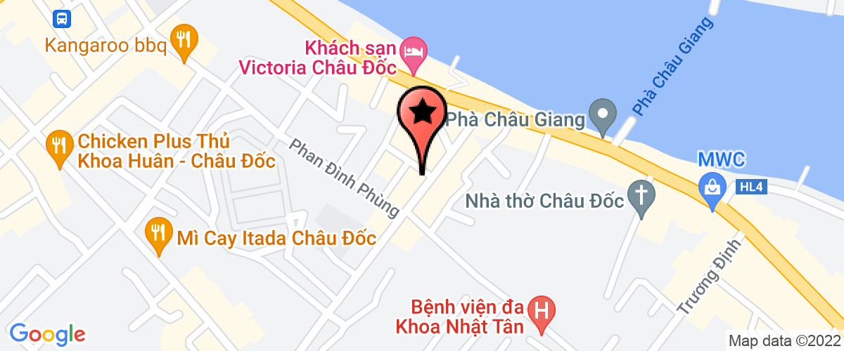 Map to Nhat Tan Hospital