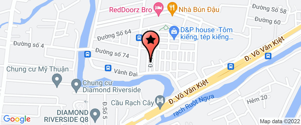 Map to Viet Nam Dtap Company Limited