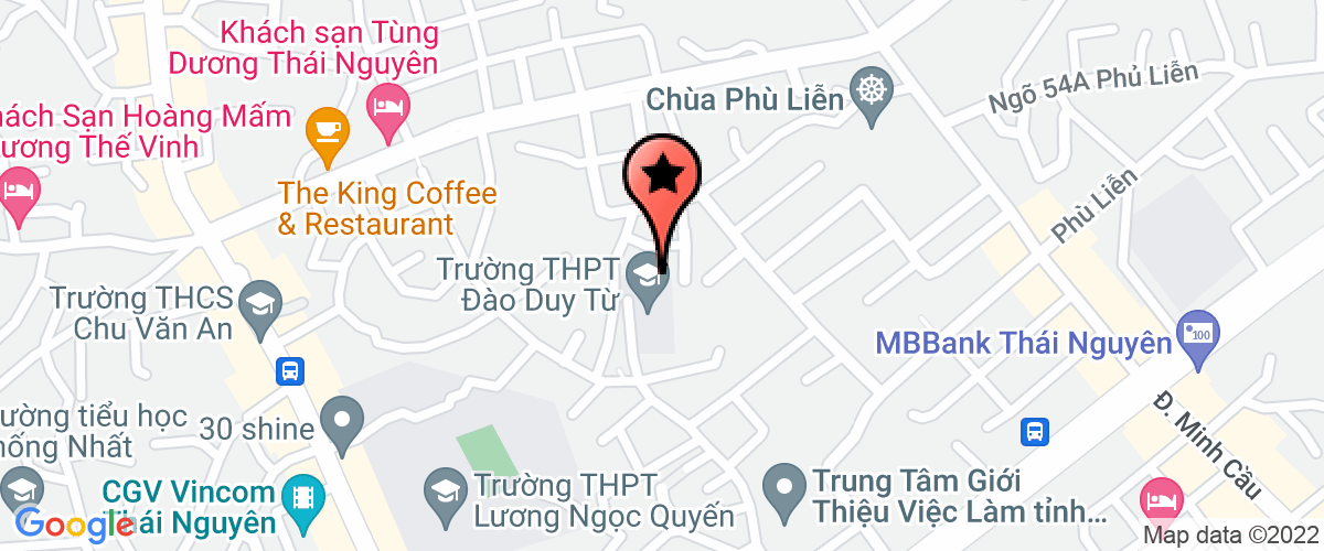 Map to Duong Gia Luat Company Limited