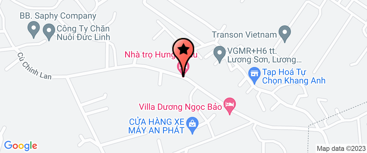 Map to Thaisonthanh Development Investment Joint Stock Company