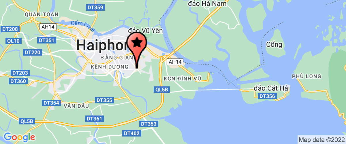 Bản đồ đến địa chỉ Công Ty TNHH Hoàng Mai Xanh Hải Phòng