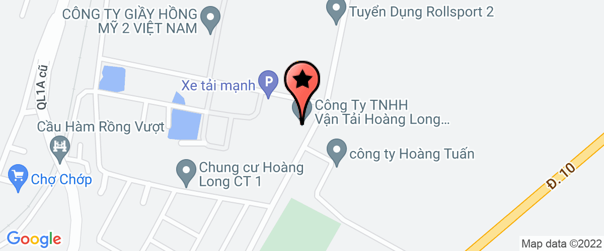 Bản đồ đến địa chỉ Công Ty TNHH Vận Tải Hoàng Long- Thanh Hóa