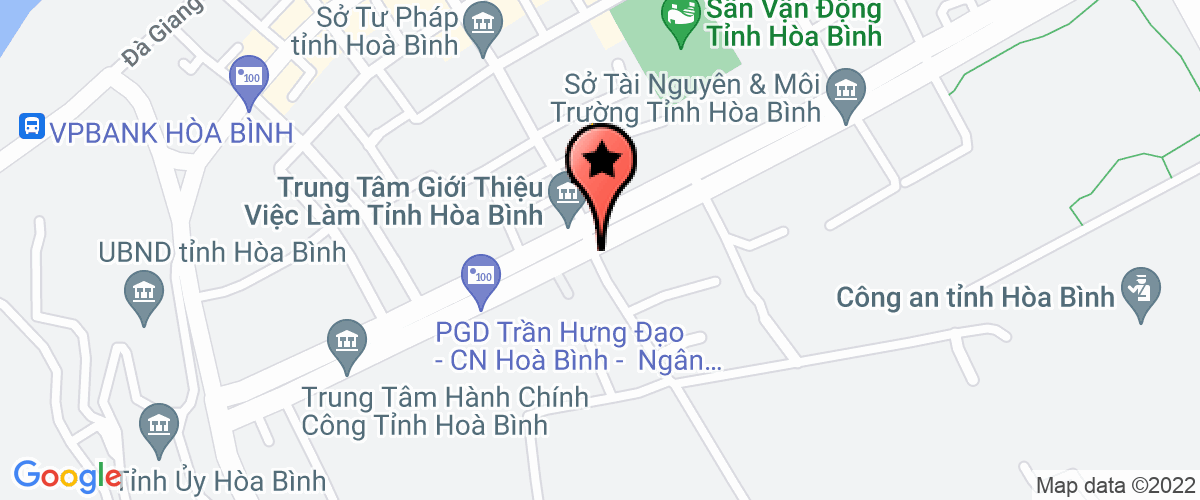 Map to Dai Hong Phuc Hoa Binh Joint Stock Company