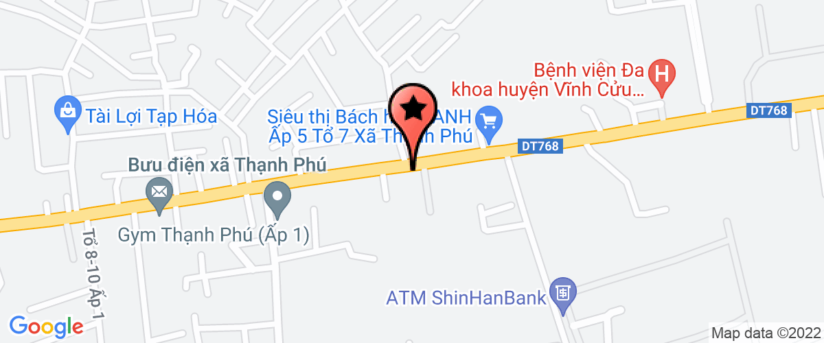 Bản đồ đến địa chỉ Công Ty TNHH Dịch Vụ Thương Mại Hạnh Linh Phát