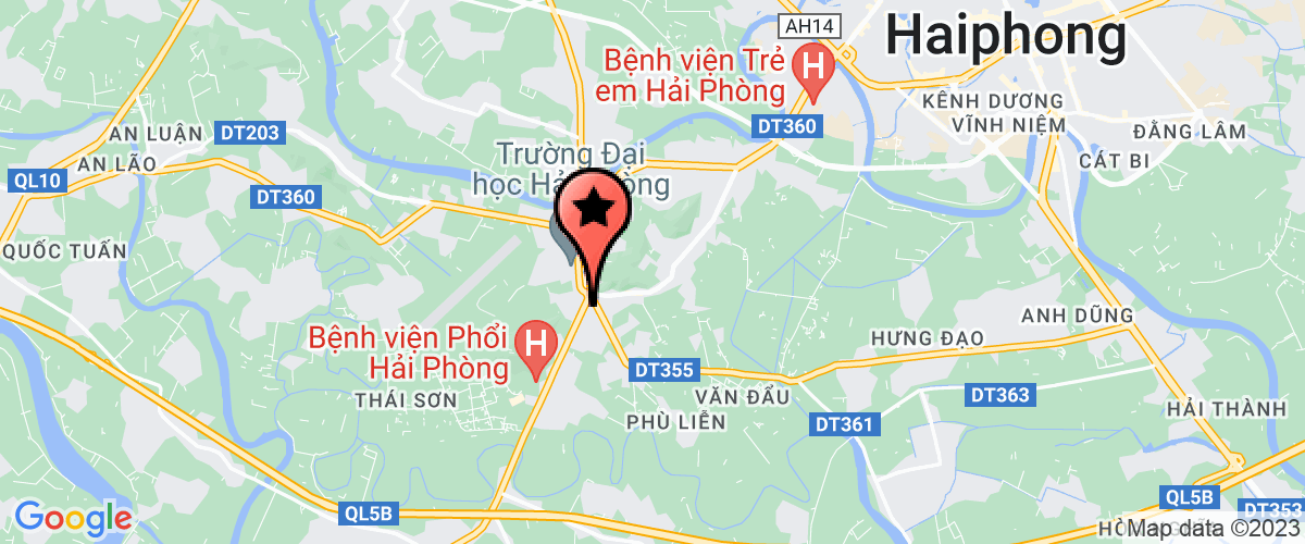 Map to Hang Hai Petroleum Joint Stock Company