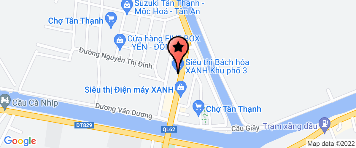 Bản đồ đến địa chỉ Trung Tâm Phát Triển Quỹ Đất Huyện Thạnh Hóa