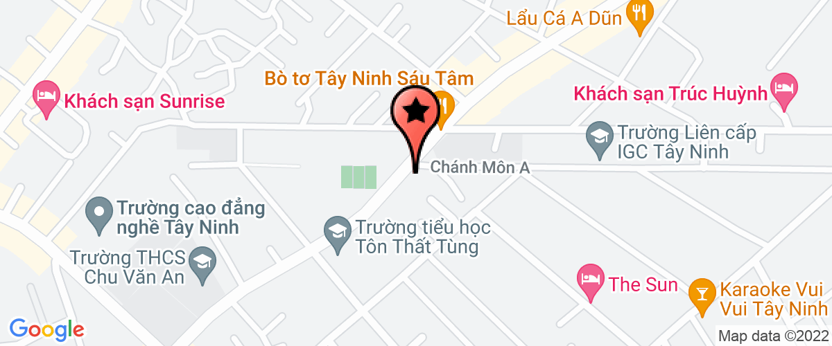 Bản đồ đến địa chỉ Công Ty TNHH MTV Bảo Vệ Tây Ninh