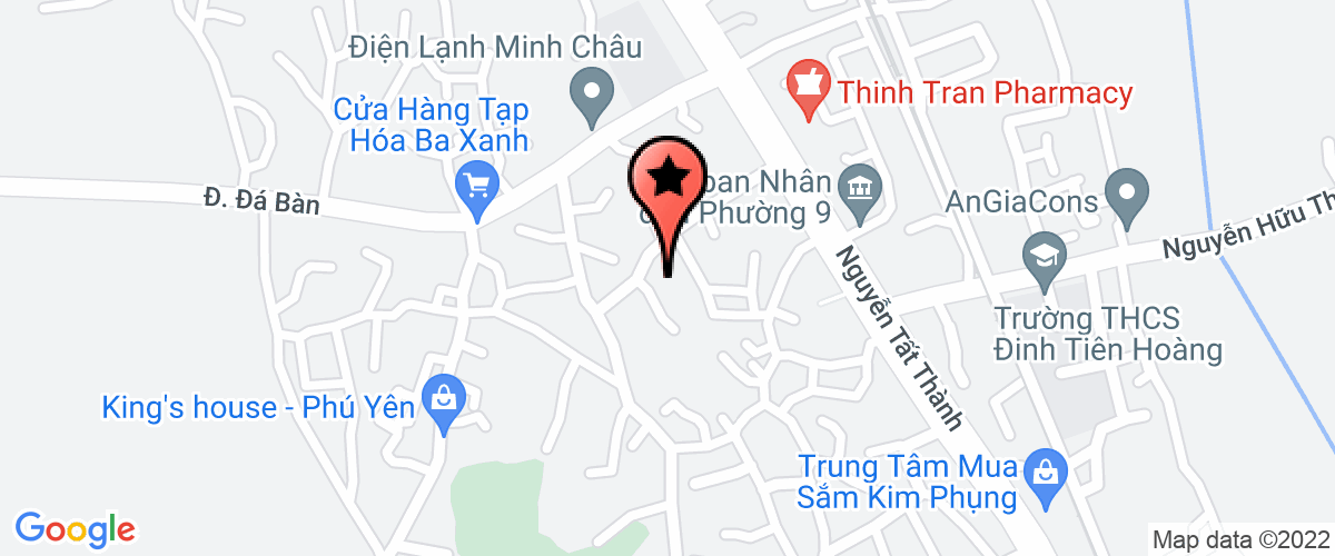 Map to Nhat Hung Construction and Trade Company Limited