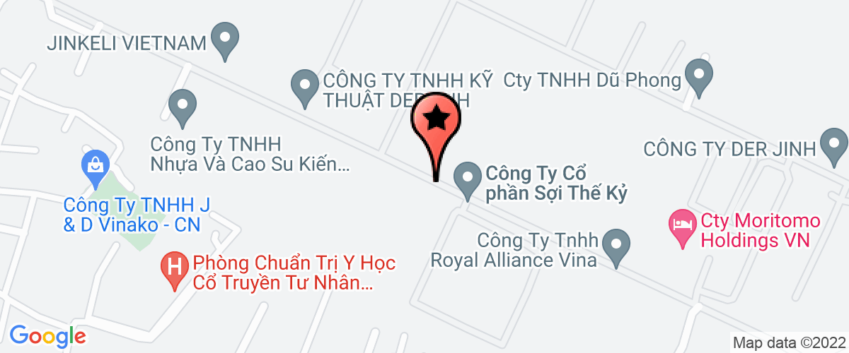 Map to Jinkeli (Vietnam) Co., Ltd