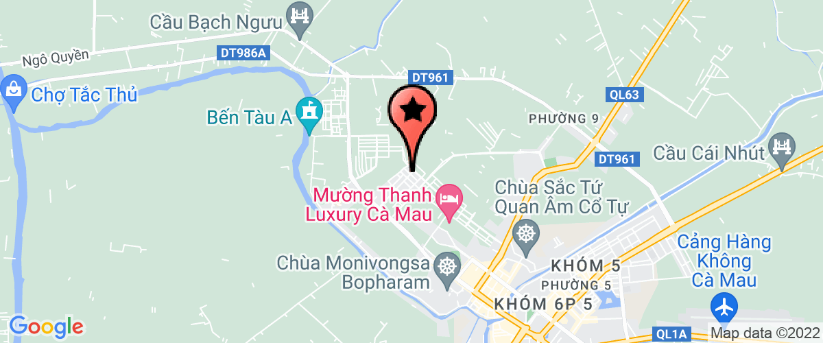 Bản đồ đến địa chỉ Phòng Giáo dục và Đào tạo U Minh