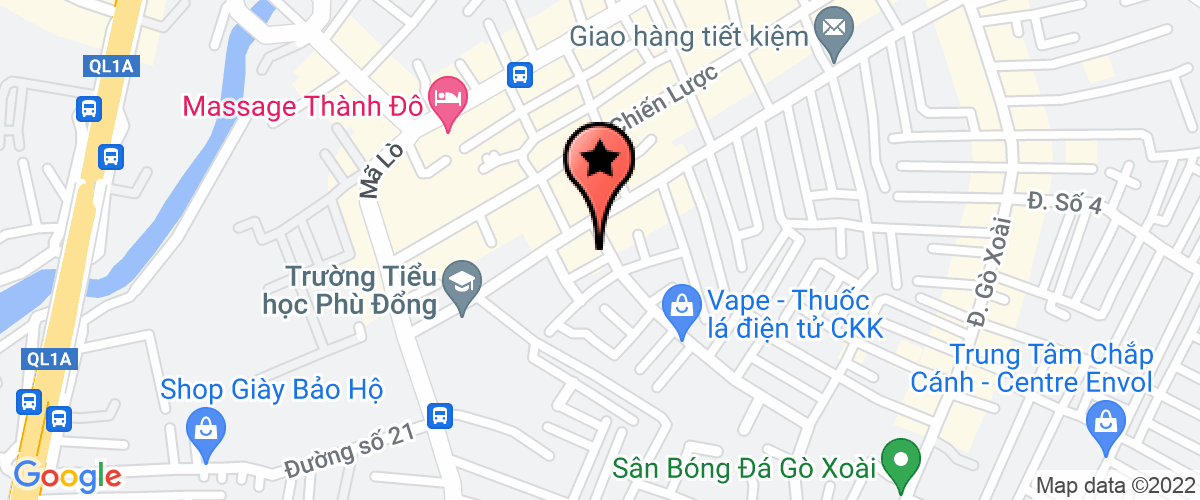 Bản đồ đến địa chỉ Công Ty TNHH Thương Mại Dịch Vụ Thiết Bị Quang Thuật
