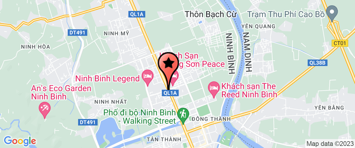 Bản đồ đến địa chỉ UBND Phường Ninh Khánh