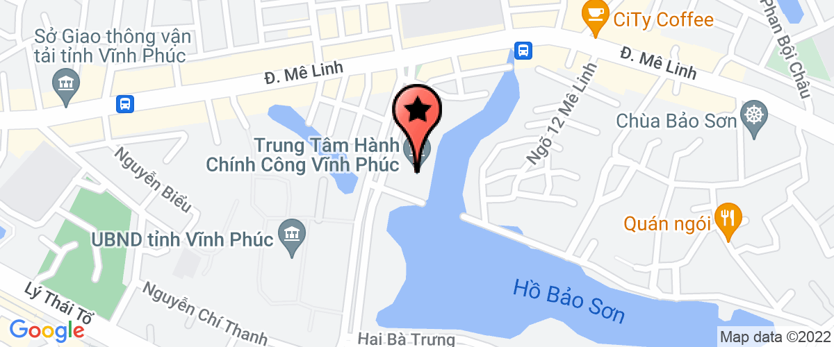 Map to Vinh Phuc Construction Consultancy and Service Company Limited