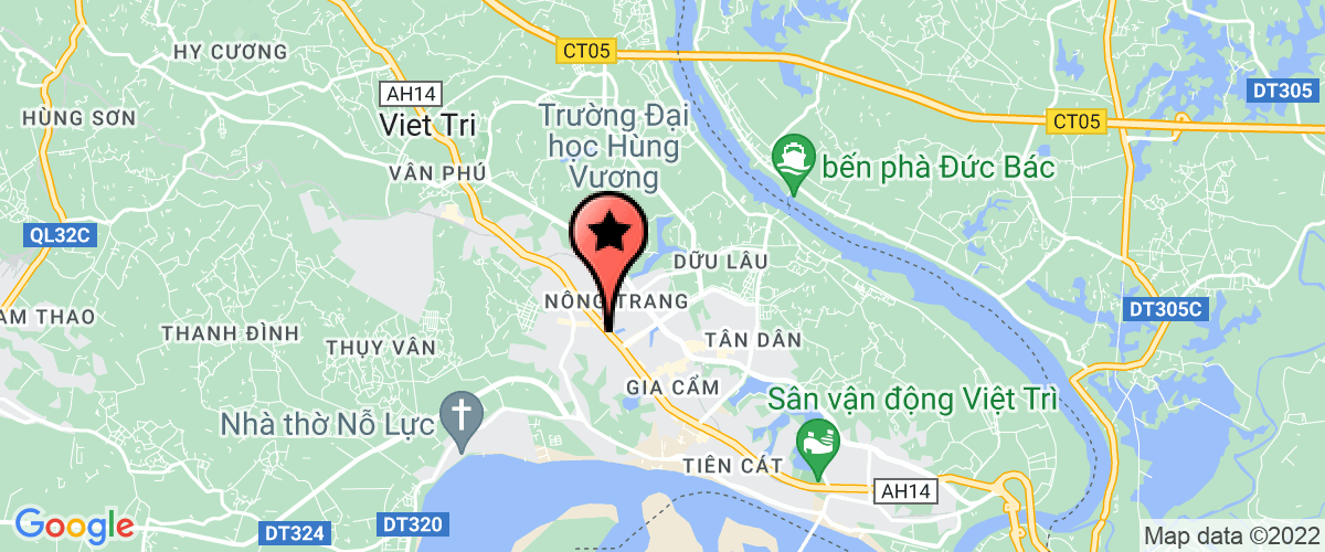 Bản đồ đến địa chỉ Trung tâm thể dục thể thao thành phố Việt Trì
