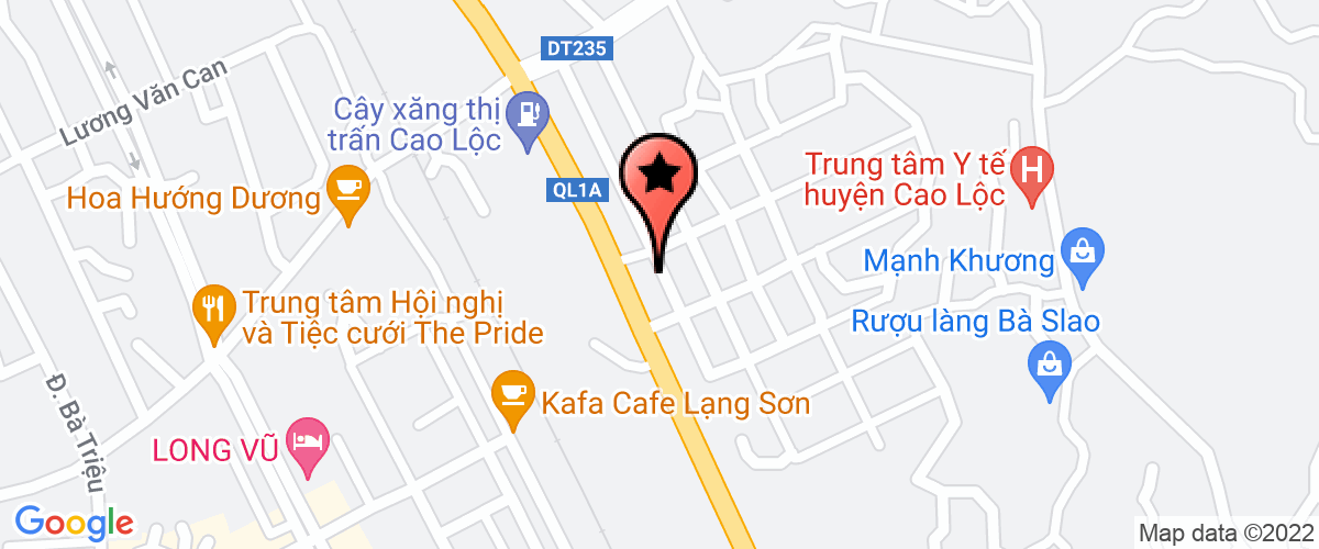 Bản đồ đến địa chỉ Công Ty TNHH Xnk Lạng Sơn