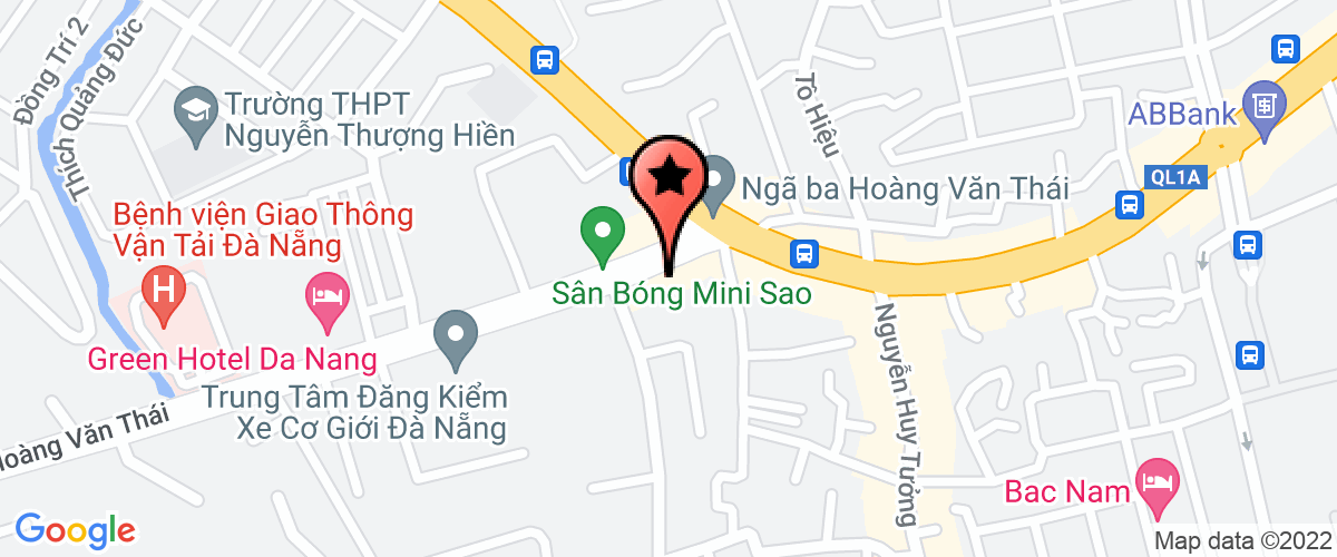 Map to Vien Dong Seafood Joint Stock Company