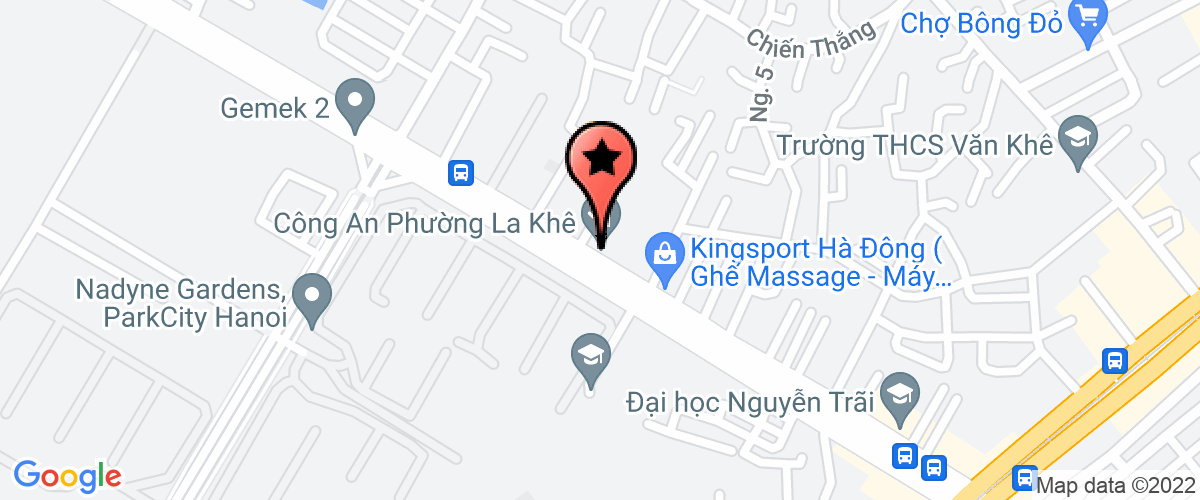 Map to Vuong Gia Ha Noi Company Limited