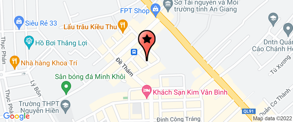 Bản đồ đến địa chỉ Công ty Cổ phần Xây dựng và Thương mại Trần Quang