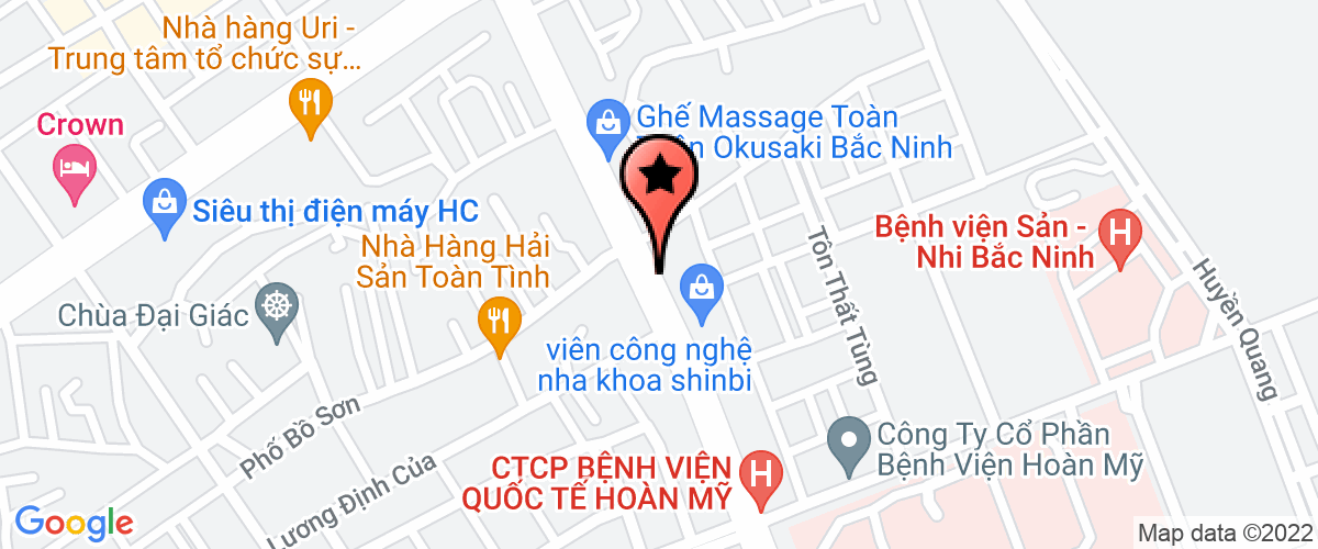 Bản đồ đến địa chỉ Công Ty TNHH Việt Sun Bắc Ninh