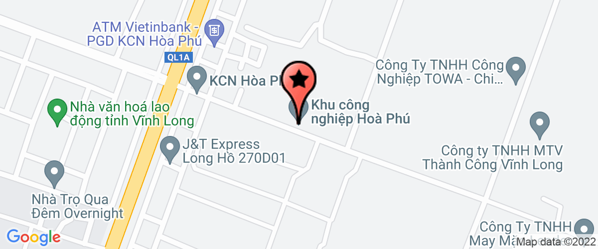 Map to Kyungshin Vietnam Company Limited