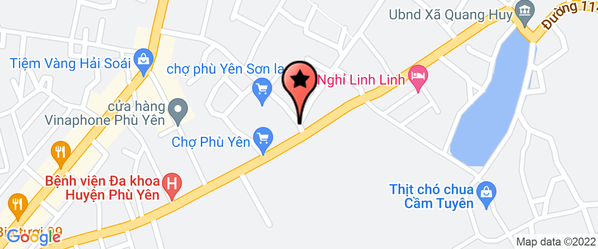 Map to Viet Dung Phu Yen Joint Stock Company