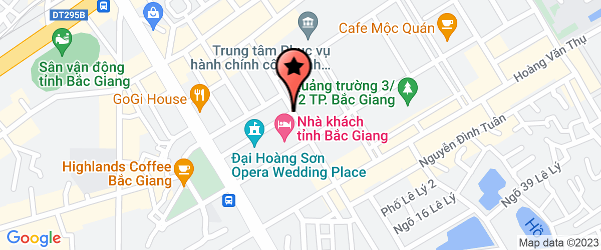 Bản đồ đến địa chỉ Công ty vàng bạc đá quý tỉnh Bắc Giang