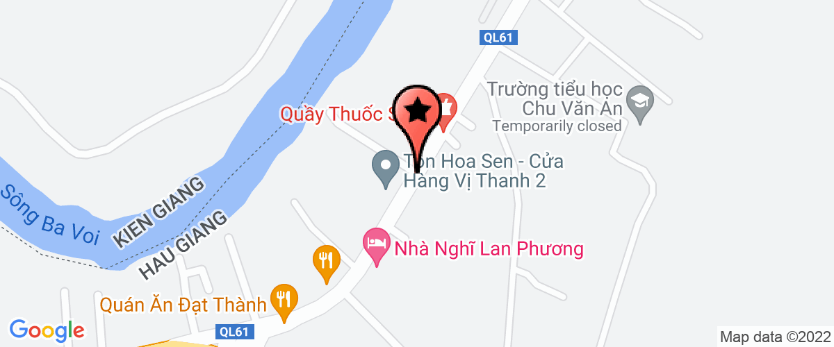 Map to Huyen Trang Company Limited