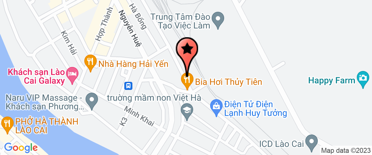 Bản đồ đến địa chỉ Công Ty TNHH Dịch Vụ Thương Mại Xuất Nhập Khẩu Sông Hồng Lào Cai