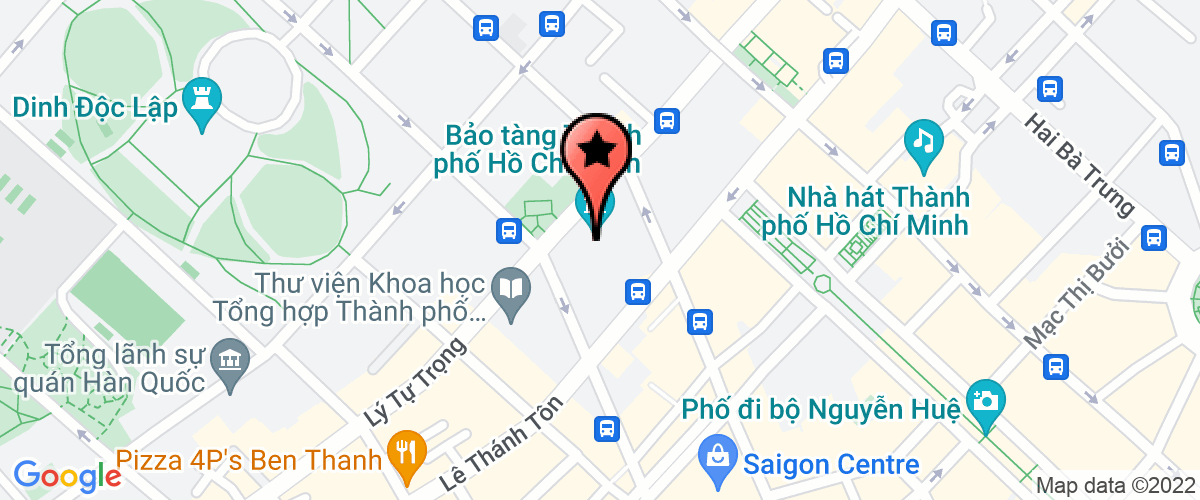 Bản đồ đến địa chỉ Bảo Tàng Thành Phố Hồ Chí Minh