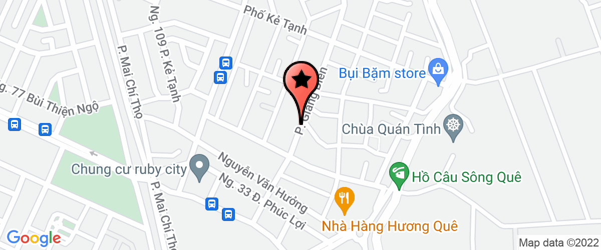 Bản đồ đến địa chỉ Công Ty Trách Nhiệm Hữu Hạn Xây Lắp Công Nghiệp Thăng Long