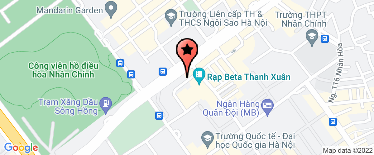 Map to Thanh Dat Vietnam International Education Company Limited