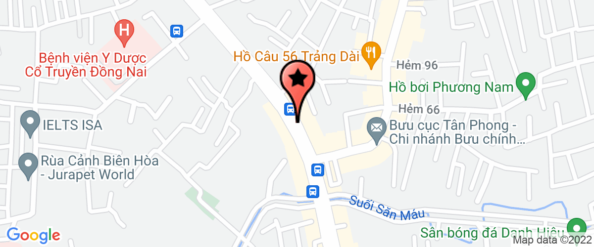Bản đồ đến địa chỉ Công Ty TNHH Tân Hạnh Đồng Nai