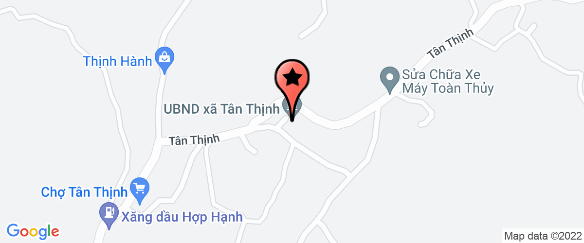 Bản đồ đến địa chỉ ủy ban nhân dân xã Tân Thịnh