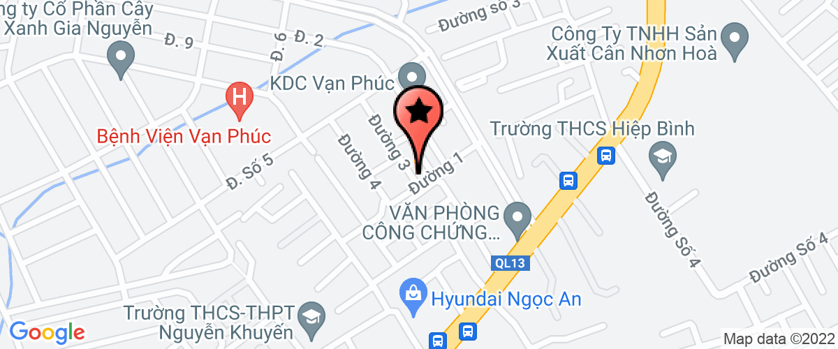 Bản đồ đến địa chỉ Công Ty TNHH Nông Nghiệp Công Nghệ Cao Namix