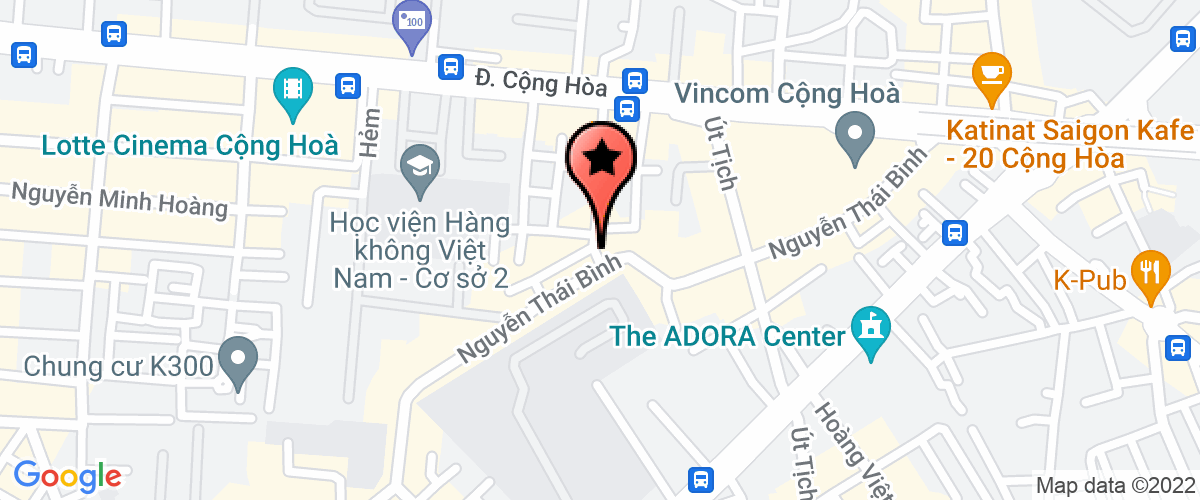 Map to Thuan Dat Architecture Company Limited