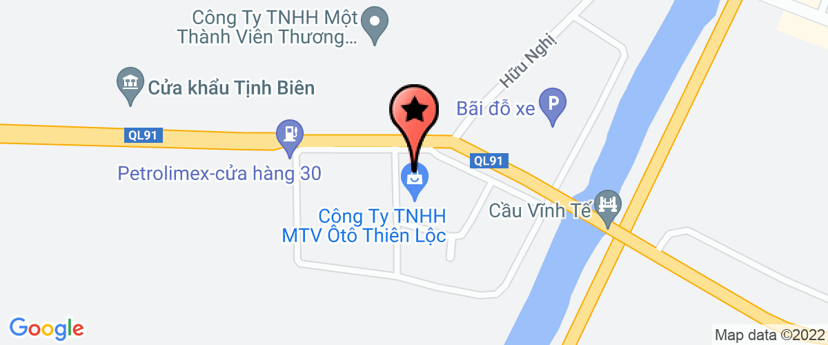 Bản đồ đến địa chỉ Chi Nhánh An Giang - Công Ty TNHH Thương Mại Dịch Vụ Vĩnh Long Thanh Bình
