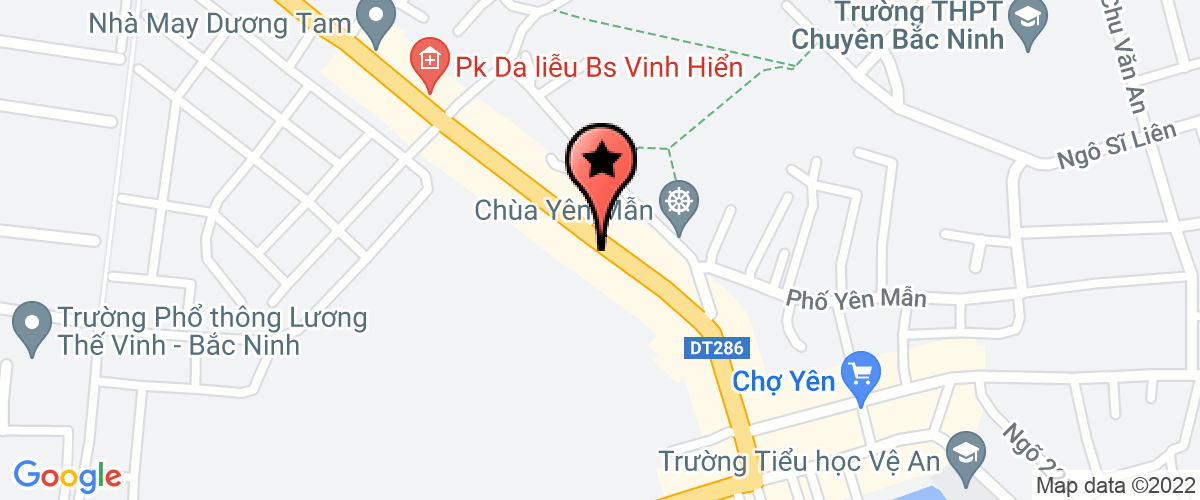 Bản đồ đến địa chỉ Công ty TNHH một thành viên Nam Ninh