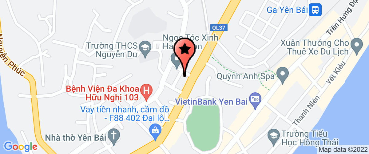 Bản đồ đến địa chỉ Trung tâm y tế Thành Phố Yên Bái
