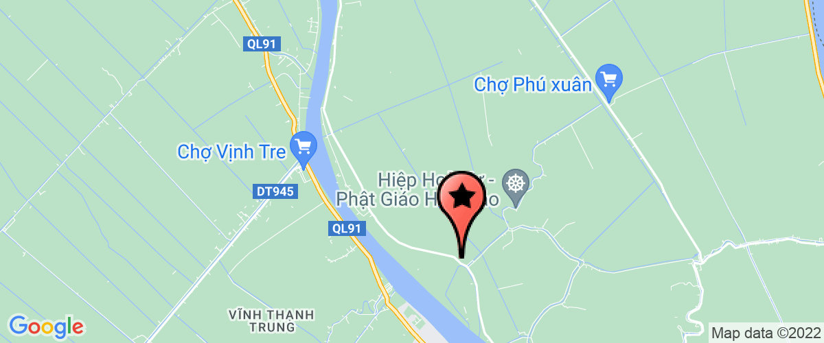 Map to Phu An Water Joint Stock Company