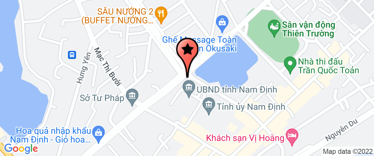 Bản đồ đến địa chỉ Văn phòng Đoàn đại biểu quốc hội và Hội đồng nhân dân tỉnh Nam Định