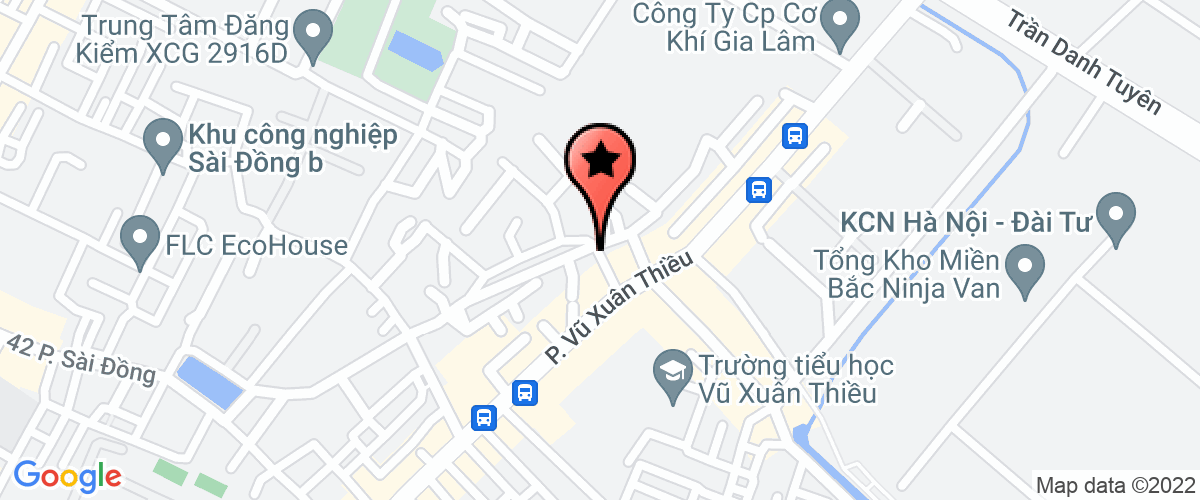 Map to Minh Phuong Nam Ha Noi Investment and Commercial Company Limited