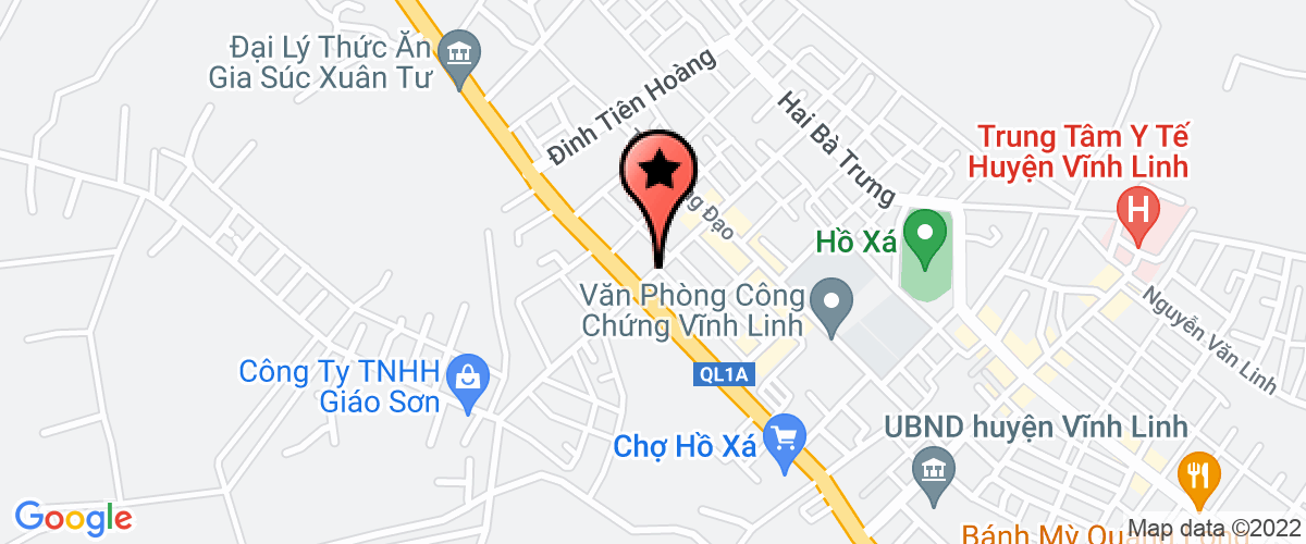 Map to Ben Hai Quang Tri Forestry One Member Co.,Ltd