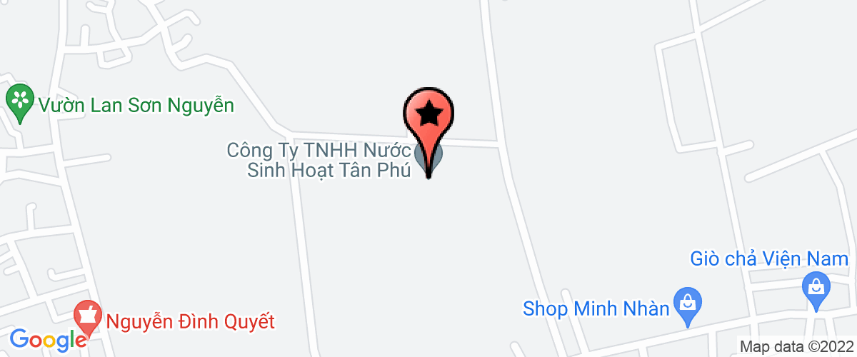 Bản đồ đến địa chỉ Công Ty TNHH Nước Sinh Hoạt Tân Phú