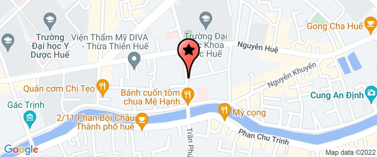 Bản đồ đến địa chỉ Công Ty TNHH Thương Mại Và Dịch Vụ Tin Học Huế Pc