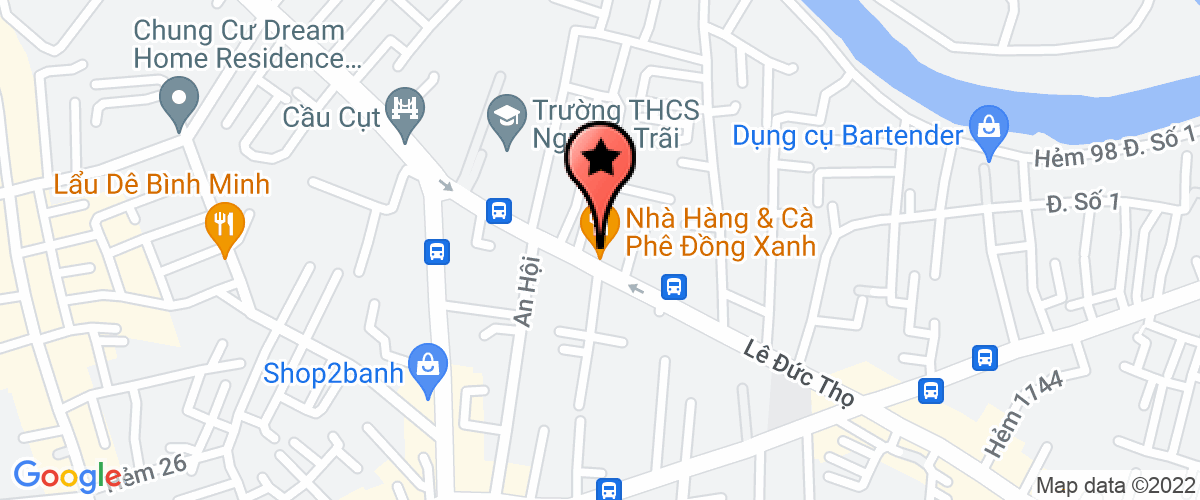 Map to Khong Gian Xanh Restaurant Company Limited