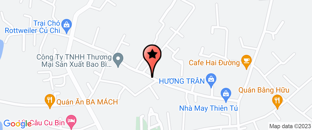 Map to An Phong Textile Company Limited