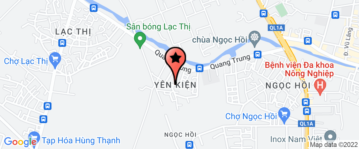 Map to Ha Noi Number 1 High Quality Aluminum Door Joint Stock Company