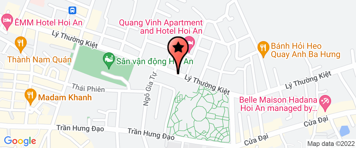 Bản đồ đến địa chỉ Trung tâm Y tế thành phố Hội An