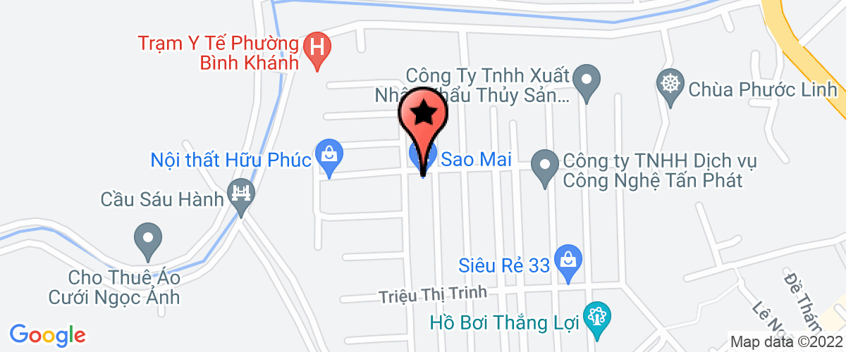 Bản đồ đến địa chỉ Công Ty CP Xuất Nhập Khẩu Yến Sào An Giang